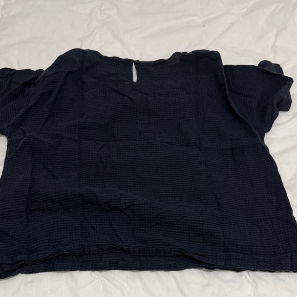 Eileen Fisher Linen Plaid Top - Picture 16 of 16